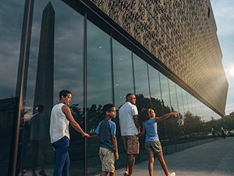 Family at NMAAHC