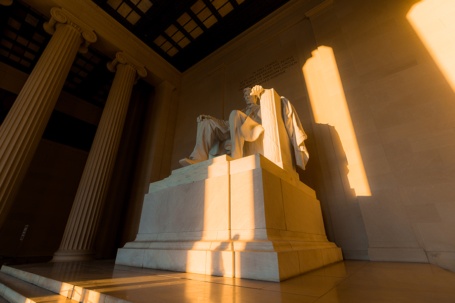 Lincoln Memorial close-up