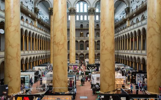 Inside of National Building Museum 
