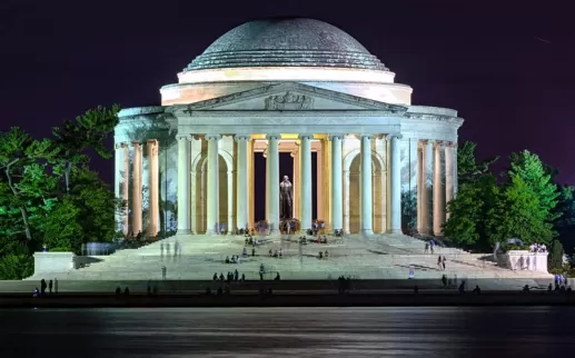@roy_howell4 - Nighttime at the Jefferson Memorial - Monuments and Memorials in Washington, DC
