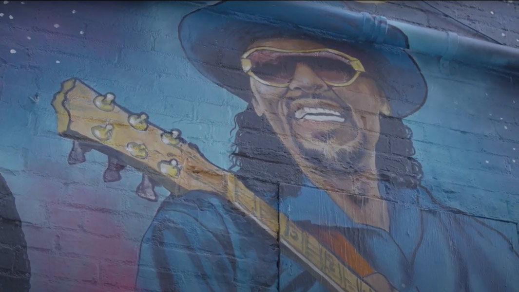 Chuck Brown Street Mural by Aniekan Udofia
