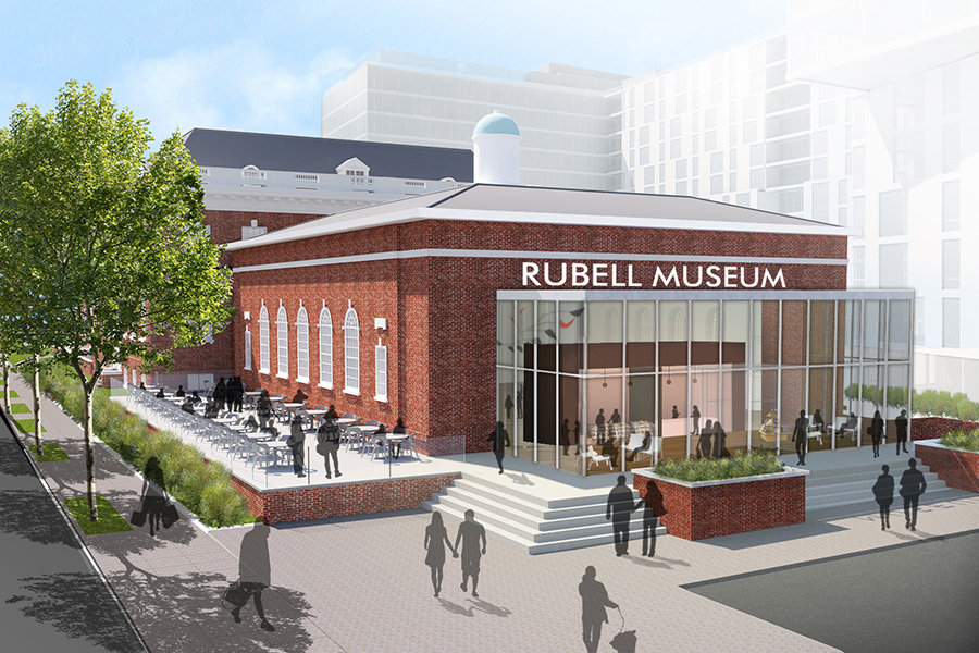 Rendering of the outside of the new Rubell Museum DC