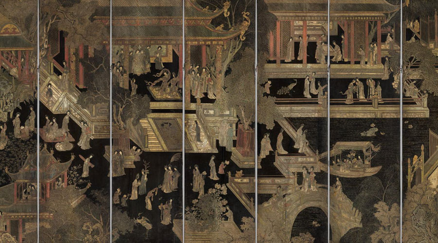 Palace Life Unfolds: Conserving a Chinese Lacquer Screen