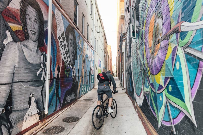 Alleyway with Murals near U Street - Neighborhoods in Washington, DC