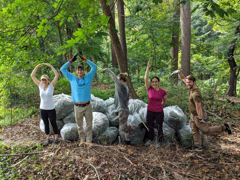 Volunteering opportunity with the Rock Creek Conservancy at Rock Creek Park in Washington, DC