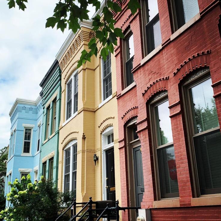 colorful row houses