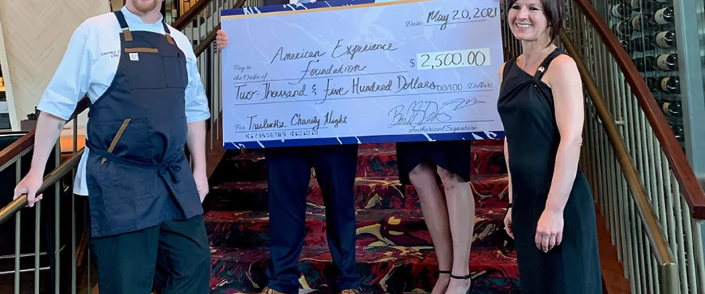 Trulucks Check for American Experience Foundation