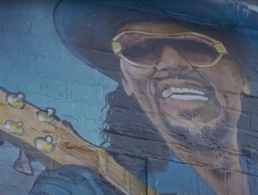 Grandfather of Go-Go Chuck Brown Mural by Aniekan Udofia